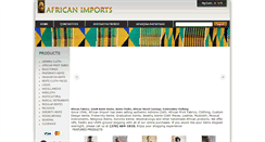 Desktop Screenshot of african-import.com